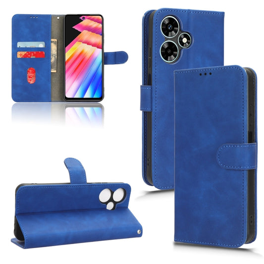 For Infinix Hot 30 Play Skin Feel Magnetic Flip Leather Phone Case(Blue) - Infinix Cases by buy2fix | Online Shopping UK | buy2fix