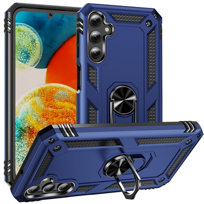 For Samsung Galaxy A24 4G Shockproof TPU + PC Phone Case(Blue) by buy2fix