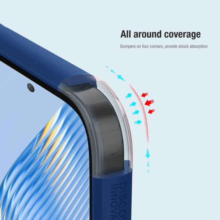 For Honor Magic5 NILLKIN Frosted Shield Pro PC + TPU Phone Case(Blue) - Honor Cases by NILLKIN | Online Shopping UK | buy2fix