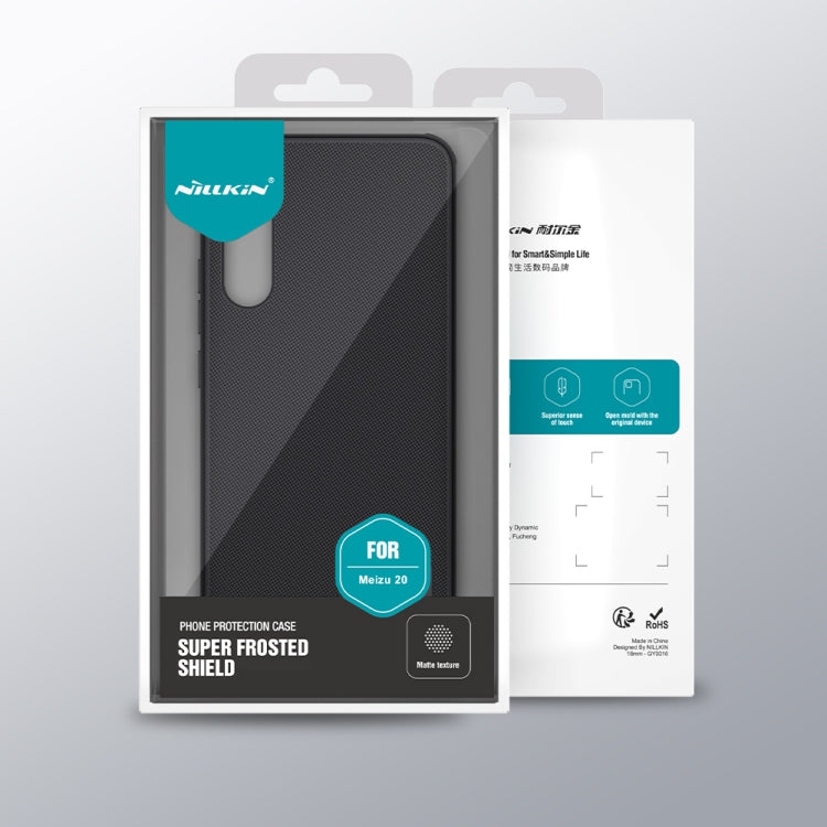 For Meizu 20 NILLKIN Frosted Shield Pro PC + TPU Phone Case(Black) - More Brand by NILLKIN | Online Shopping UK | buy2fix