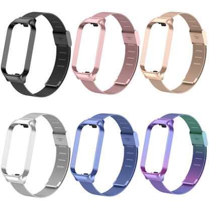 For Redmi Band 2 Milan Buckle Metal Watch Band(Rose Gold) - Watch Bands by buy2fix | Online Shopping UK | buy2fix