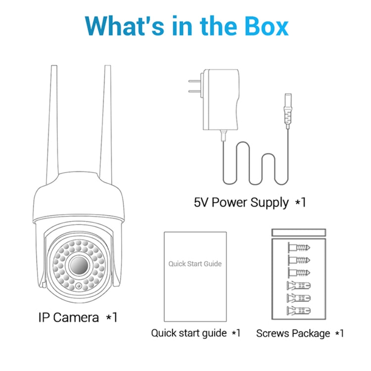 ESCAM PVR007 3MP Smart HD WiFi Camera Support Full Color Night Vision / Motion Detection / Sound Alarm / TF Card(AU Plug) - Wireless Camera by ESCAM | Online Shopping UK | buy2fix