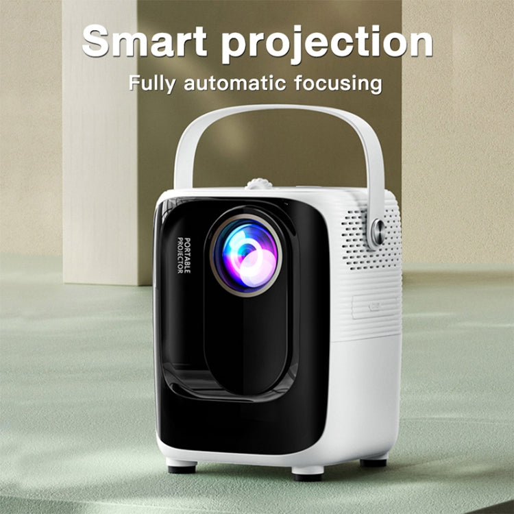 A007 Portable 1280 x 720 HD 113 ANSI Smart LED Projector, Plug:US Plug(White) - Mini Projector by buy2fix | Online Shopping UK | buy2fix