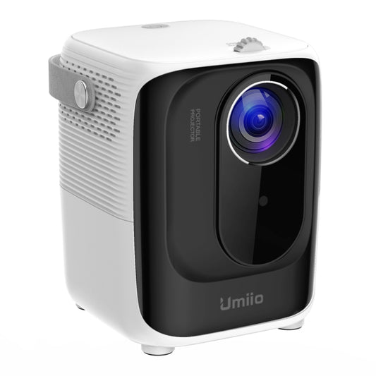 A007 Portable 1280 x 720 HD 113 ANSI Smart LED Projector, Plug:EU Plug(White) - Mini Projector by buy2fix | Online Shopping UK | buy2fix