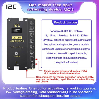 For iPhone 11 Pro / 11 Pro Max i2C MC12 SK-BOX Dot-matrix Flex Cable V2.0 - Test Tools by i2C | Online Shopping UK | buy2fix