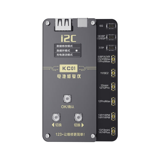 i2C KC01 Multi-function Comprehensive Battery Repair Instrument for iPhone 6-14 Pro Max, Version:Standard Version