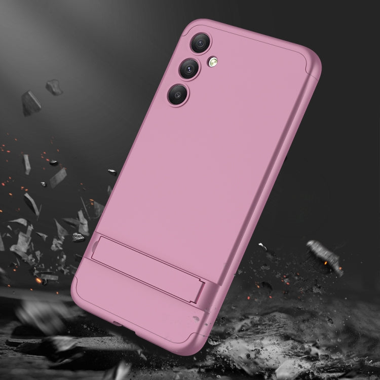For Samsung Galaxy A34 5G GKK Three Stage Splicing Full Coverage PC Phone Case(Rose Gold) - Galaxy Phone Cases by GKK | Online Shopping UK | buy2fix