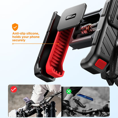 JOYROOM JR-ZS266 Bicycle Handle Phone Mount Compatible with 4.7-6.8 inch(Black) - Holders by JOYROOM | Online Shopping UK | buy2fix