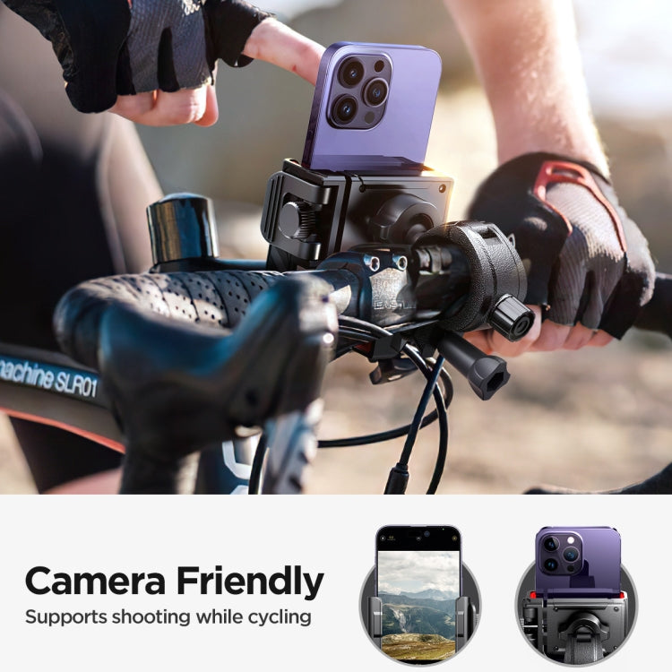 JOYROOM JR-ZS266 Bicycle Handle Phone Mount Compatible with 4.7-6.8 inch(Black) - Holders by JOYROOM | Online Shopping UK | buy2fix