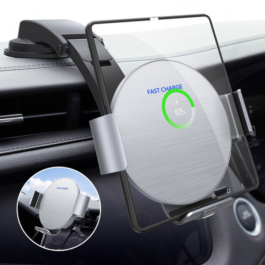 For Samsung Galaxy Z Fold4 / 3 S9 Dual Coil Car Phone Holder Wireless Charger by buy2fix