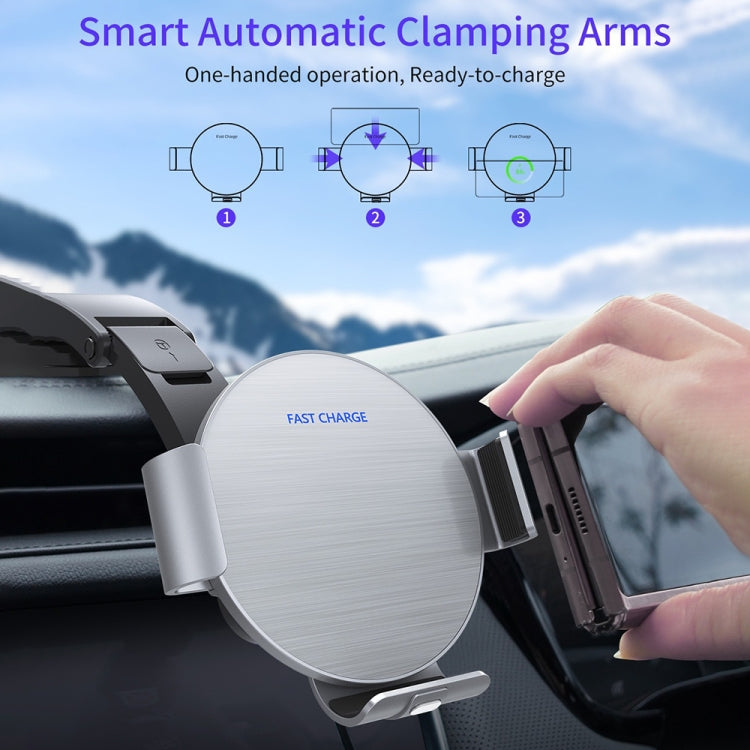 For Samsung Galaxy Z Fold4 / 3 S9 Dual Coil Car Phone Holder Wireless Charger by buy2fix