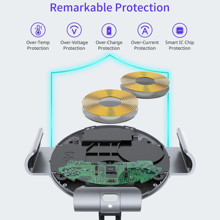 For Samsung Galaxy Z Fold4 / 3 S9 Dual Coil Car Phone Holder Wireless Charger by buy2fix