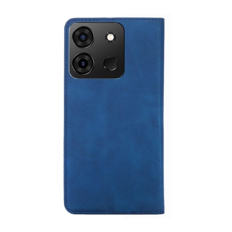 For Infinix Smart 7 Skin Feel Magnetic Horizontal Flip Leather Phone Case(Blue) - Infinix Cases by buy2fix | Online Shopping UK | buy2fix