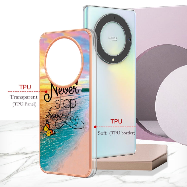 For Honor X9a / Magic5 Lite Electroplating IMD TPU Phone Case(Dream Butterfly) by buy2fix