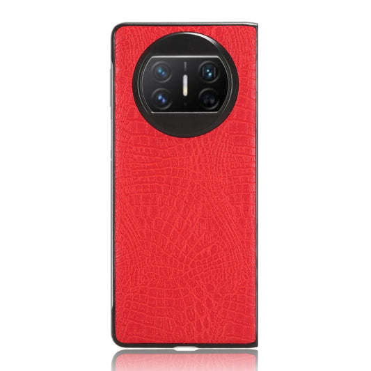For Huawei Mate X3 Crocodile Texture Phone Case(Red) - Huawei Cases by buy2fix | Online Shopping UK | buy2fix