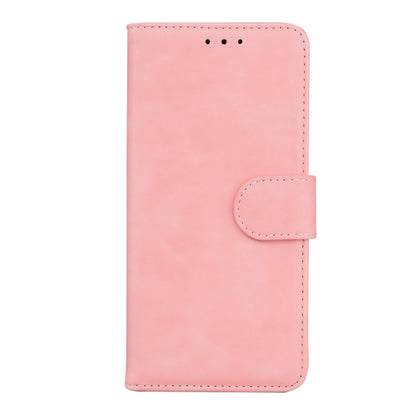 For Realme C55 Skin Feel Pure Color Flip Leather Phone Case(Pink) - Realme Cases by buy2fix | Online Shopping UK | buy2fix