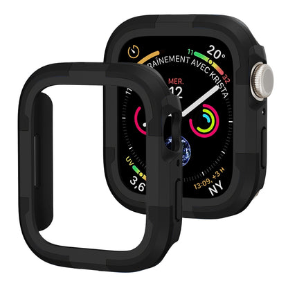 For Apple Watch Series SE 2&6&SE&5&4 40mm Armor Frame Watch Case(Black) - Watch Cases by buy2fix | Online Shopping UK | buy2fix