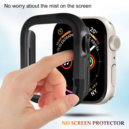 For Apple Watch Series SE 2&6&SE&5&4 40mm Armor Frame Watch Case(Black) - Watch Cases by buy2fix | Online Shopping UK | buy2fix