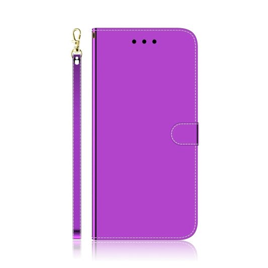 For Huawei nova Y61 / Enjoy 50z Imitated Mirror Surface Leather Phone Case(Purple) - Huawei Cases by buy2fix | Online Shopping UK | buy2fix