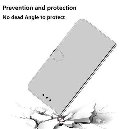 For Realme C55 Imitated Mirror Surface Leather Phone Case(Silver) - Realme Cases by buy2fix | Online Shopping UK | buy2fix