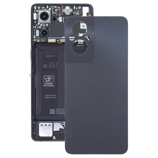 For OPPO Reno8 Lite Original Battery Back Cover(Black) by buy2fix