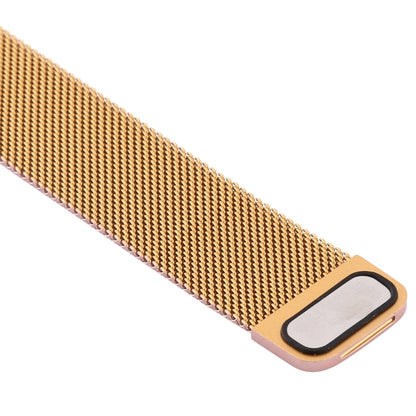 For Apple Watch Series 9&8&7 41mm / SE 3&SE 2&6&SE&5&4 40mm / 3&2&1 38mm Milanese Gradient Stainless Steel Watch Band(Gold+Rose Gold) by buy2fix