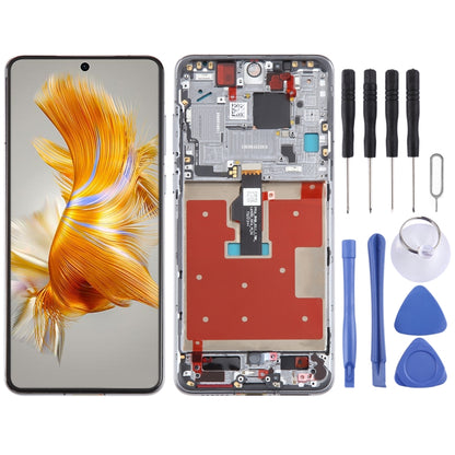 Original LCD Screen For Huawei Mate 50 Digitizer Full Assembly with Frame by buy2fix