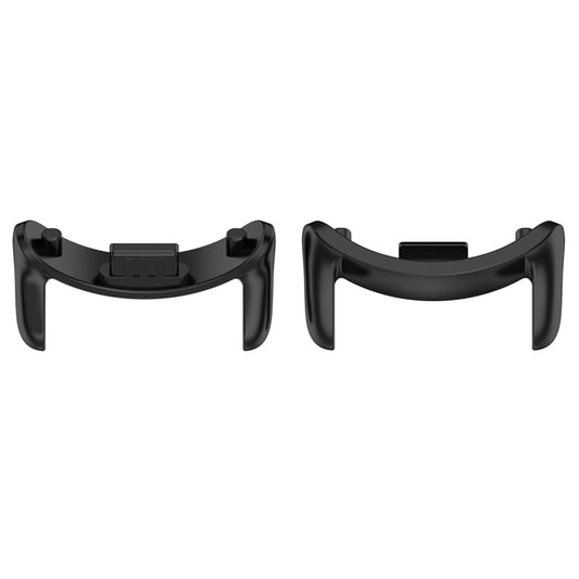 For Xiaomi Mi Band 8 1 Pair Stainless steel Metal Watch Band Connector(Black) - For Xiaomi by buy2fix | Online Shopping UK | buy2fix