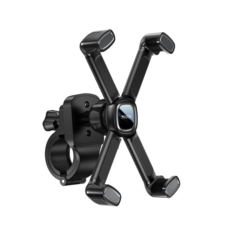 Yesido C191 4-axis Support Bicycle Handle Phone Holder(Black) by buy2fix