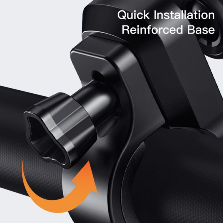 Yesido C191 4-axis Support Bicycle Handle Phone Holder(Black) by buy2fix