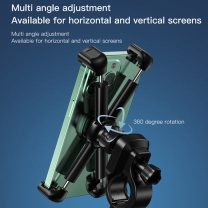 Yesido C191 4-axis Support Bicycle Handle Phone Holder(Black) by buy2fix