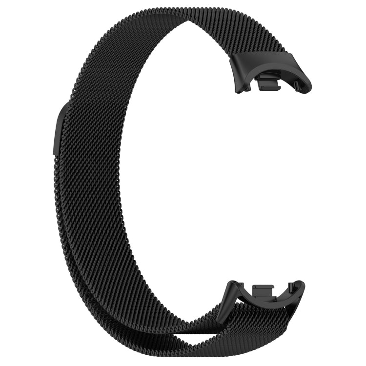 For Xiaomi Mi Band 8 Milanese Metal Watch Band(Black) - Watch Bands by buy2fix | Online Shopping UK | buy2fix