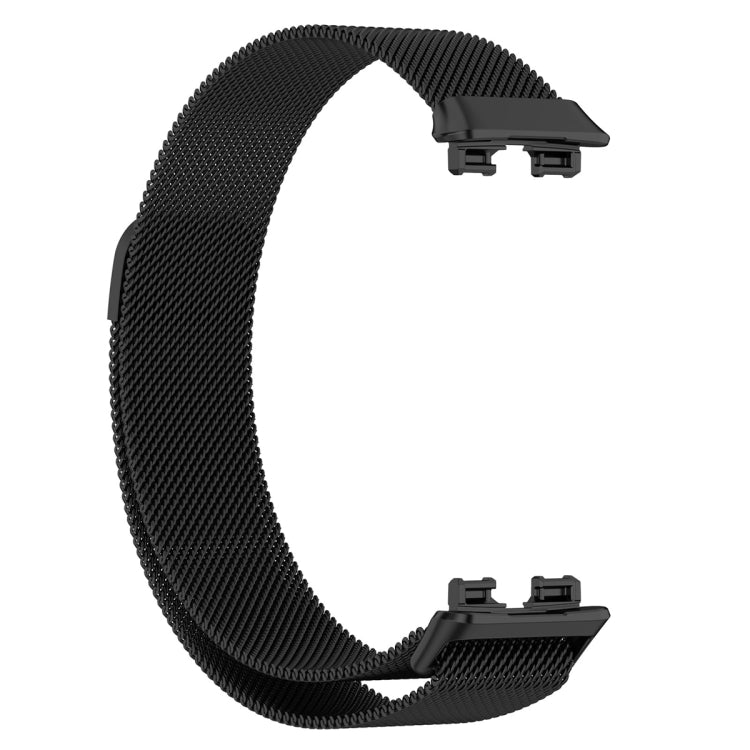 For Huawei Band 10 / 9 / 8 Milanese Metal Watch Band(Black) by buy2fix
