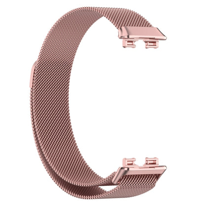For Huawei Band 10 / 9 / 8 Milanese Metal Watch Band(Rose Pink) by buy2fix