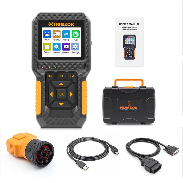 HUMZOR NC601 12-24V Car and Truck OBD2 Scan Tool Diagnostic Tool by buy2fix