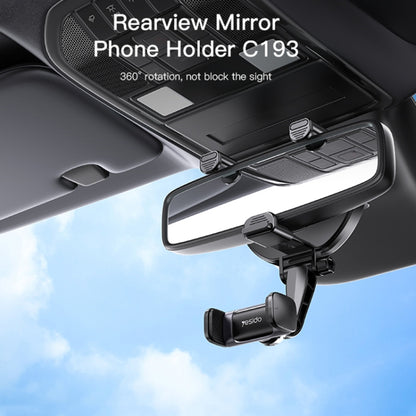 Yesido C193 Car Rearview Mirror Using Phone Holder(Black) - Universal Car Holders by Yesido | Online Shopping UK | buy2fix