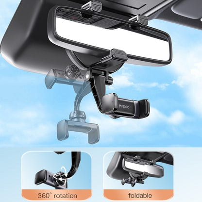 Yesido C193 Car Rearview Mirror Using Phone Holder(Black) - Universal Car Holders by Yesido | Online Shopping UK | buy2fix