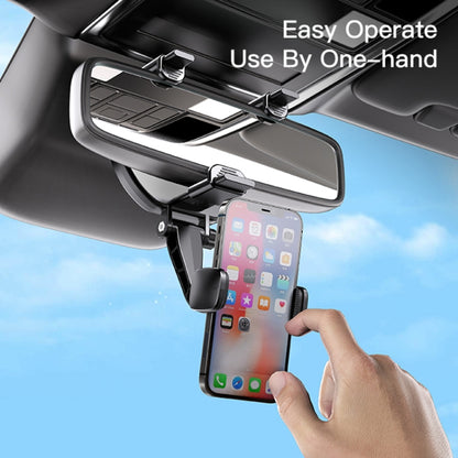 Yesido C193 Car Rearview Mirror Using Phone Holder(Black) - Universal Car Holders by Yesido | Online Shopping UK | buy2fix