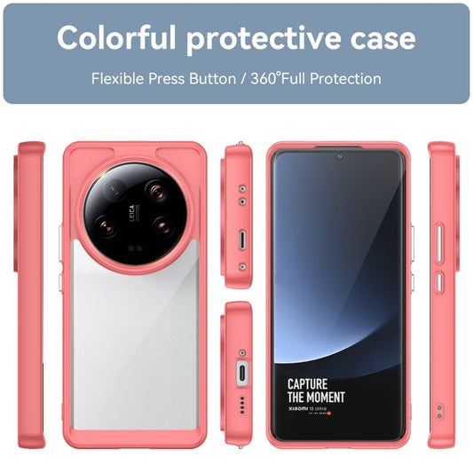 For Xiaomi 13 Ultra Colorful Series Acrylic + TPU Phone Case(Red) - Xiaomi Cases by buy2fix | Online Shopping UK | buy2fix