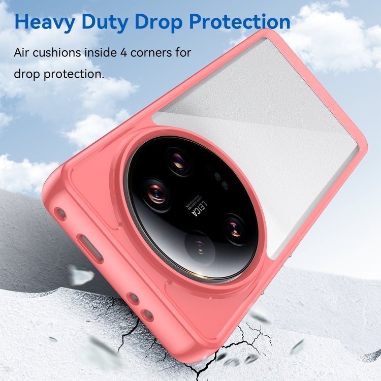 For Xiaomi 13 Ultra Colorful Series Acrylic + TPU Phone Case(Red) - Xiaomi Cases by buy2fix | Online Shopping UK | buy2fix