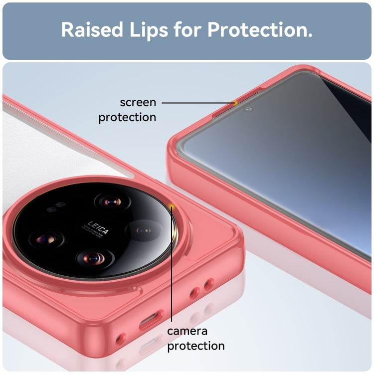 For Xiaomi 13 Ultra Colorful Series Acrylic + TPU Phone Case(Red) - Xiaomi Cases by buy2fix | Online Shopping UK | buy2fix