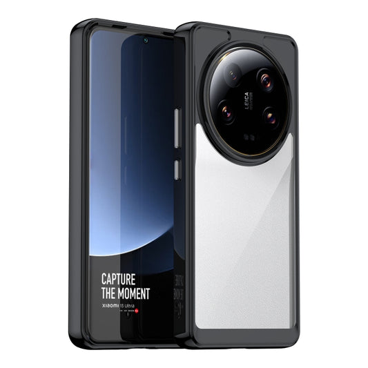 For Xiaomi 13 Ultra Colorful Series Acrylic + TPU Phone Case(Black) - Xiaomi Cases by buy2fix | Online Shopping UK | buy2fix