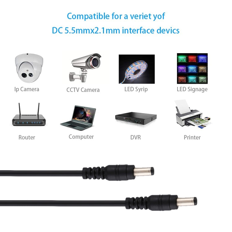 5.5 x 2.1mm DC Male Universal Power Cable - Universal Power Adapter by buy2fix | Online Shopping UK | buy2fix