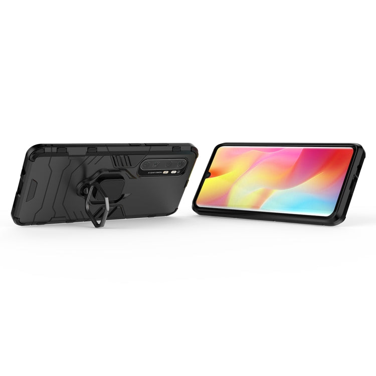 For Xiaomi Mi Note 10 Lite PC + TPU Anti-fall Protective Case with Ring Holder(Black) - Xiaomi Cases by buy2fix | Online Shopping UK | buy2fix