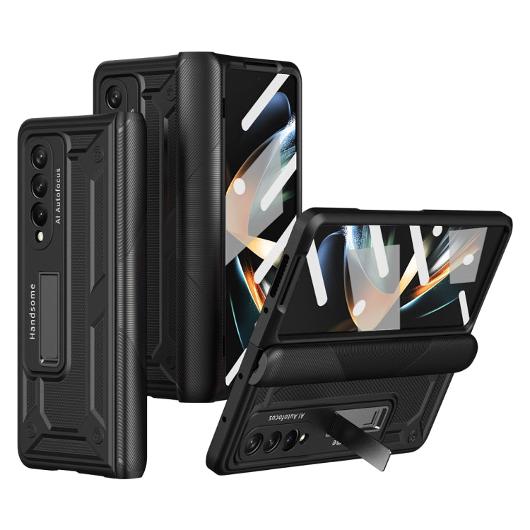 For Samsung Galaxy Z Fold3 5G integrated Shockproof Phone Case with Hinge(Black) by buy2fix