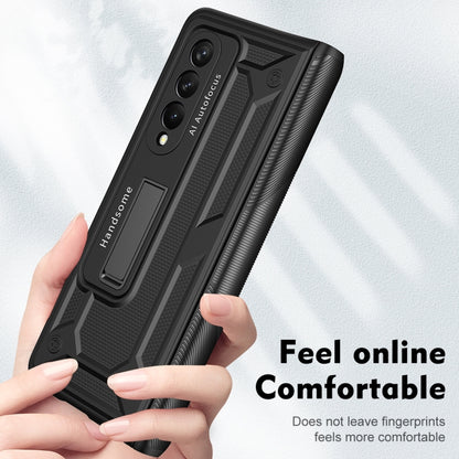 For Samsung Galaxy Z Fold3 5G integrated Shockproof Phone Case with Hinge(Black) by buy2fix
