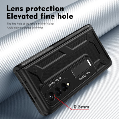For Samsung Galaxy Z Fold3 5G integrated Shockproof Phone Case with Hinge(Black) by buy2fix