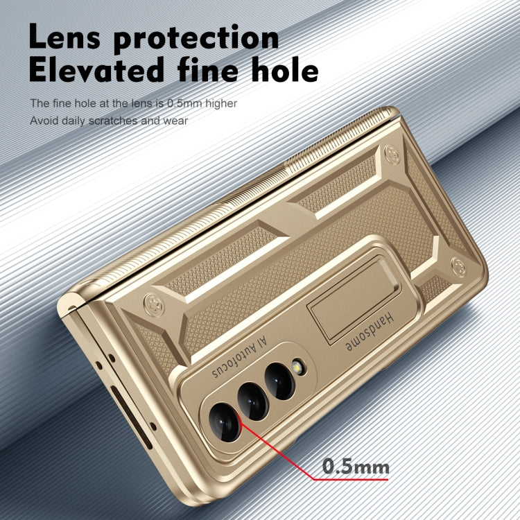 For Samsung Galaxy Z Fold3 5G integrated Shockproof Phone Case with Hinge(Gold) by buy2fix