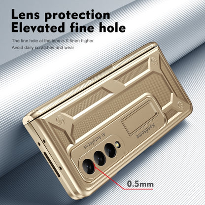 For Samsung Galaxy Z Fold3 5G integrated Shockproof Phone Case with Hinge(Gold) by buy2fix