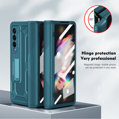 For Samsung Galaxy Z Fold3 5G integrated Shockproof Phone Case with Hinge(Green) by buy2fix